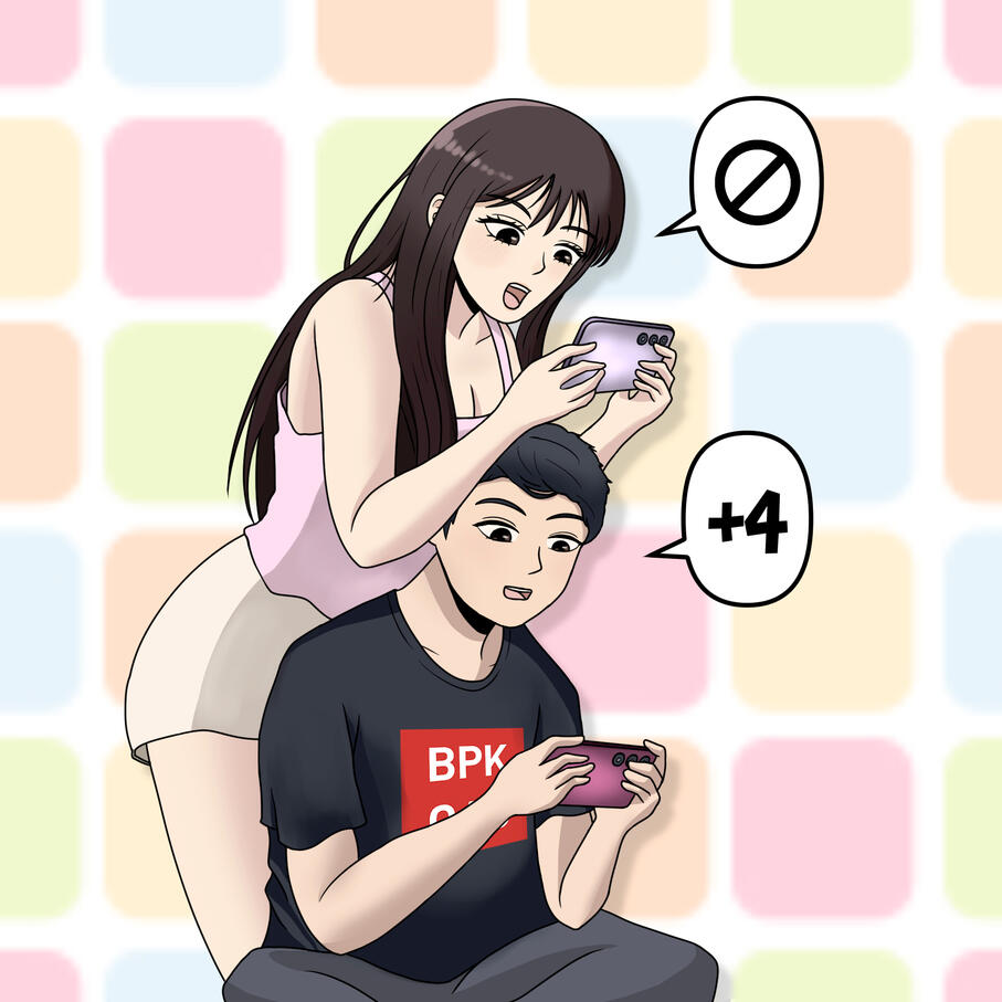 Playing Uno Mobile